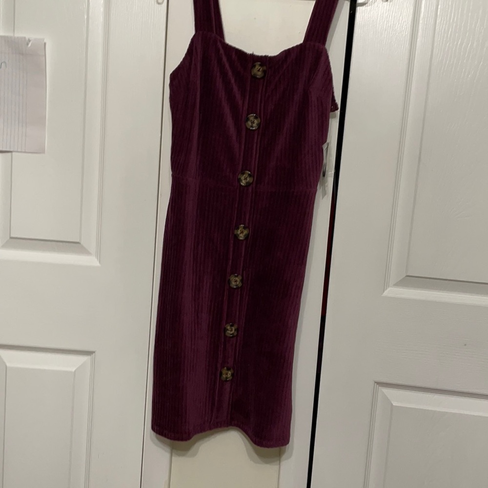 Mid thigh dress corduroy